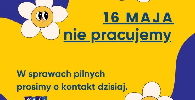 Informacja – Dzień wolny od pracy