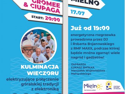 Koncert GROMEE & CIUPAGA – 17 LIPCA – 19:00 Mielno deptak ul. Kościuszki