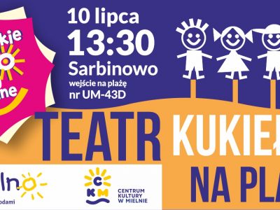 Teatr Kukiełek na plaży w Sarbinowie